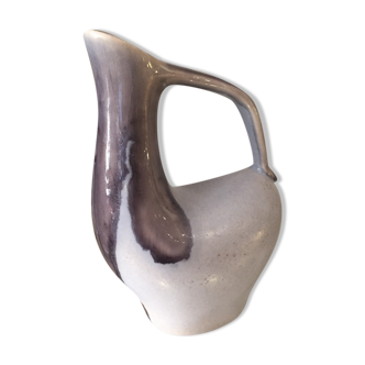 Pitcher in purple-grey ceramic simone poët laval