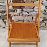 Vintage Wooden Folding Chair