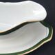 Saucière avec sous-assiette attachée antique Villeroy et Boch Boch Mettlach XIX siècle