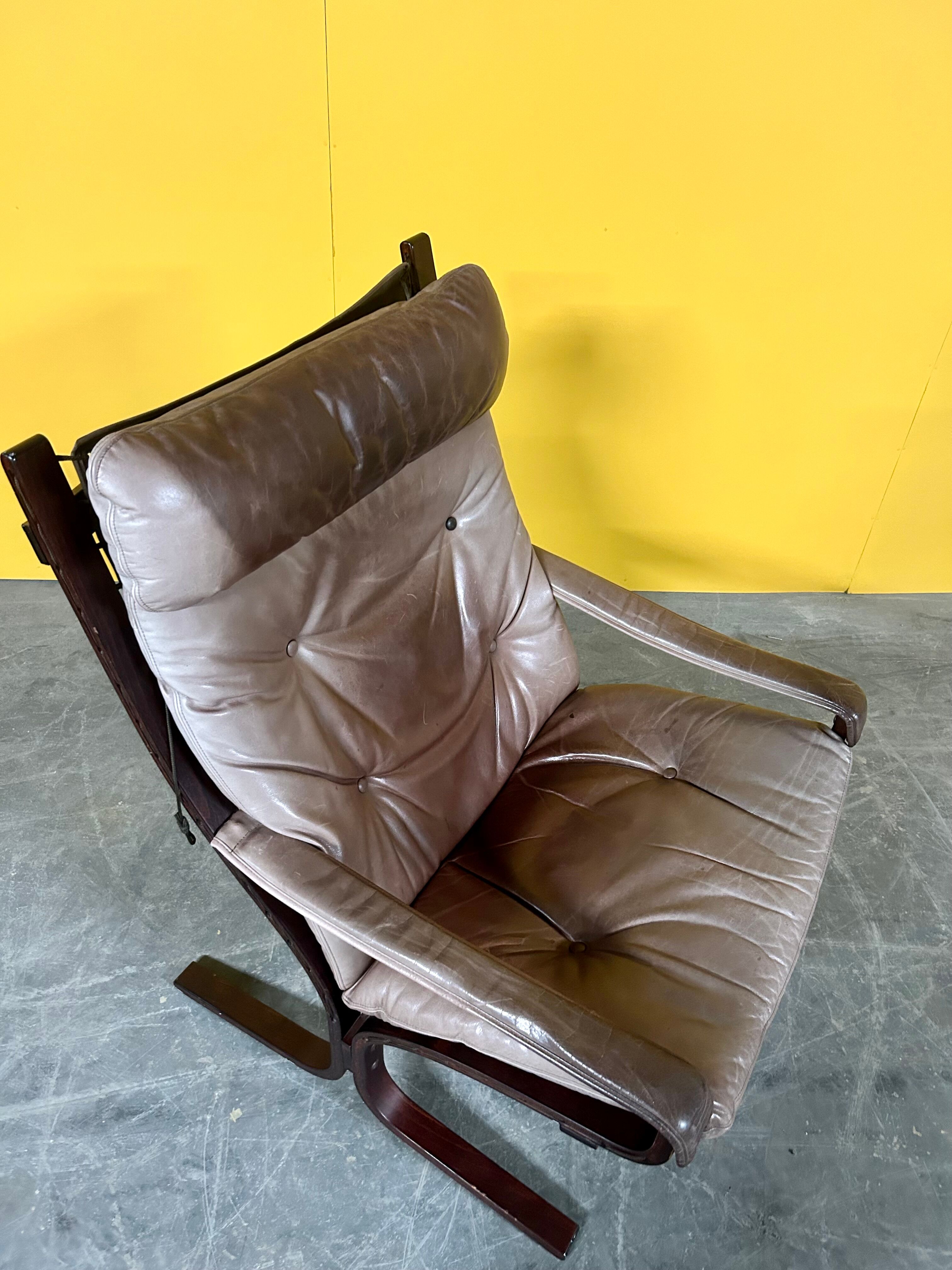 Scandinavian  `Siesta` lounge chair by Ingmar Relling