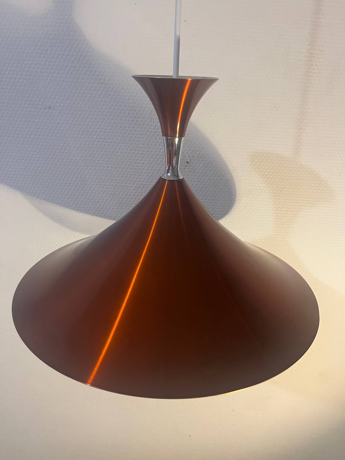 Metal pendant light, 1960s