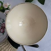 Antique Lunéville earthenware bowl KG with blue polka dots