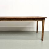 Very large solid pine farmhouse table