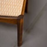 4x Scandinavian beechwood chairs, 1960s