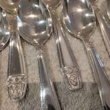 11 silver-plated metal coffee spoons Lemondial Grand Prix Monaco