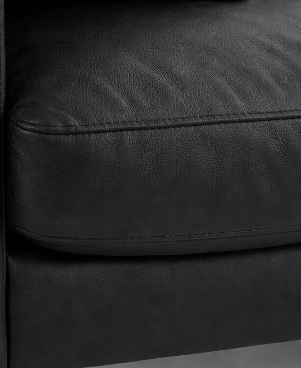 2-seater leather sofa