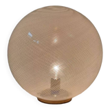 Lampe Venini ronde en verre et laiton