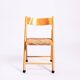 Vintage Italian straw folding chairs, set of 3