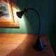 Vintage 80'S lamp with diabolo lampshade, made in Italy