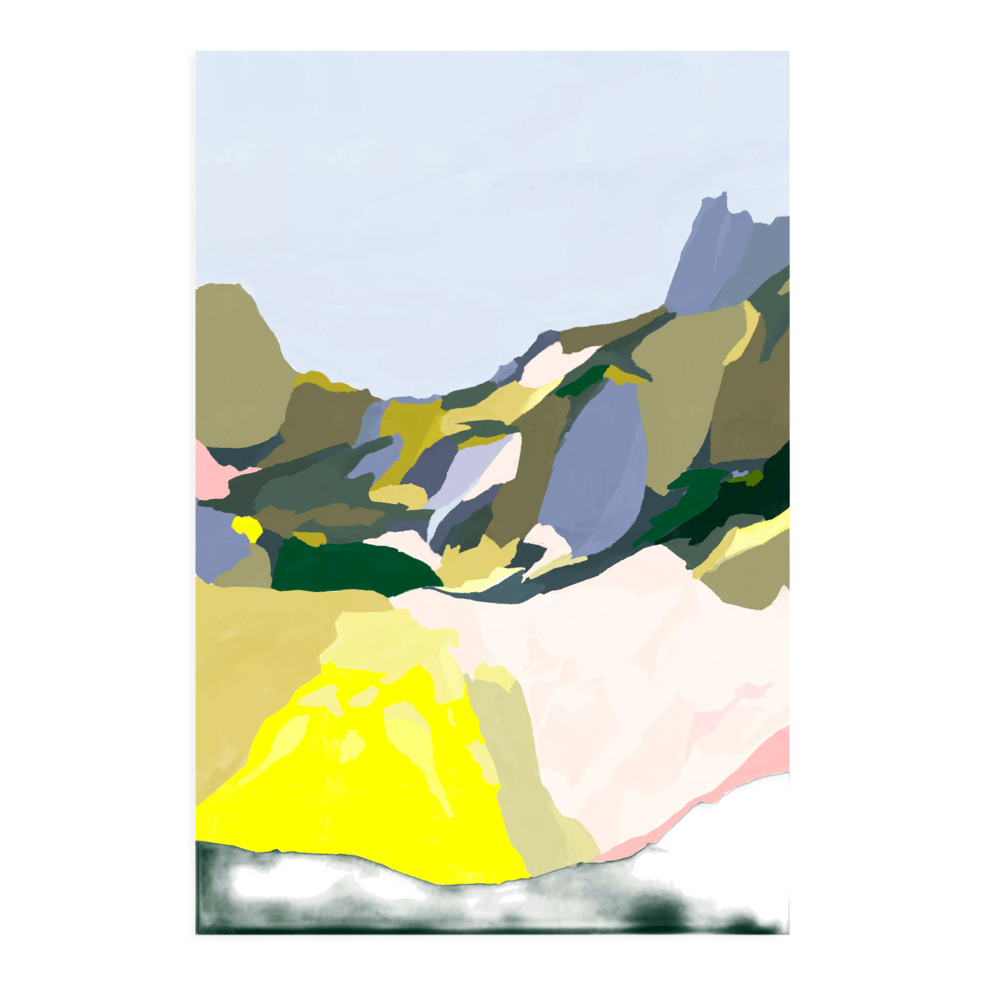 Art print A3, Les Goudes