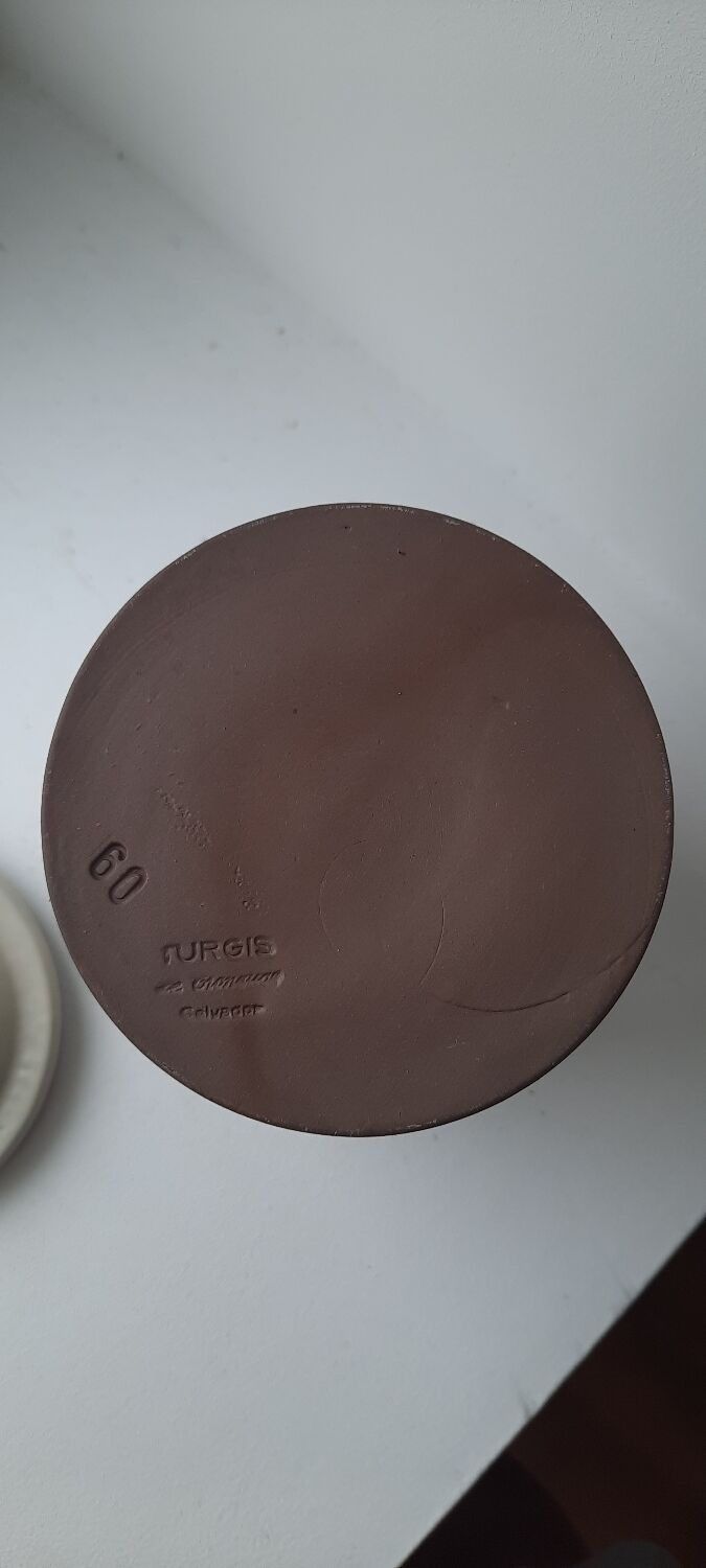 Turgis calvados glazed stoneware pot