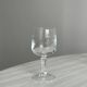 10 crystal liqueur glasses with floral motifs, Matignon model