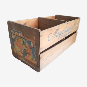 Case wood transport old fruit Magraner-Co Espana Dandy