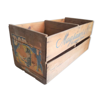 Case wood transport old fruit Magraner-Co Espana Dandy