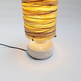 Vintage lamp from the 70s, design 1970s, ACCOLAY ceramic, resin, fiberglass