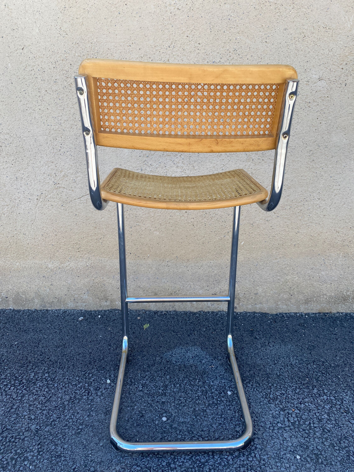 Paire de chaises de bar Cesca par Marcel Breuer Edition 1970
