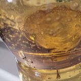 Blown bubble glass pitcher