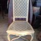 6 chaises peintes milieu du 20eme siècle