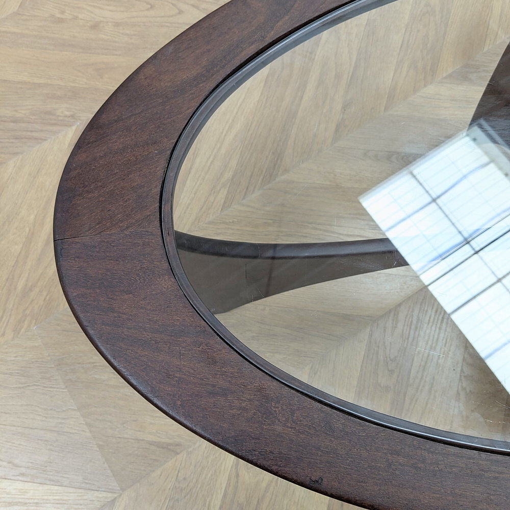 Vintage oval Astro coffee table