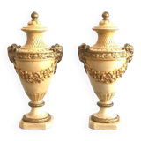 Paire de cassolettes - xixe - louis xvi
