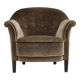 1960s, Danish armchair, original green furniture velour.