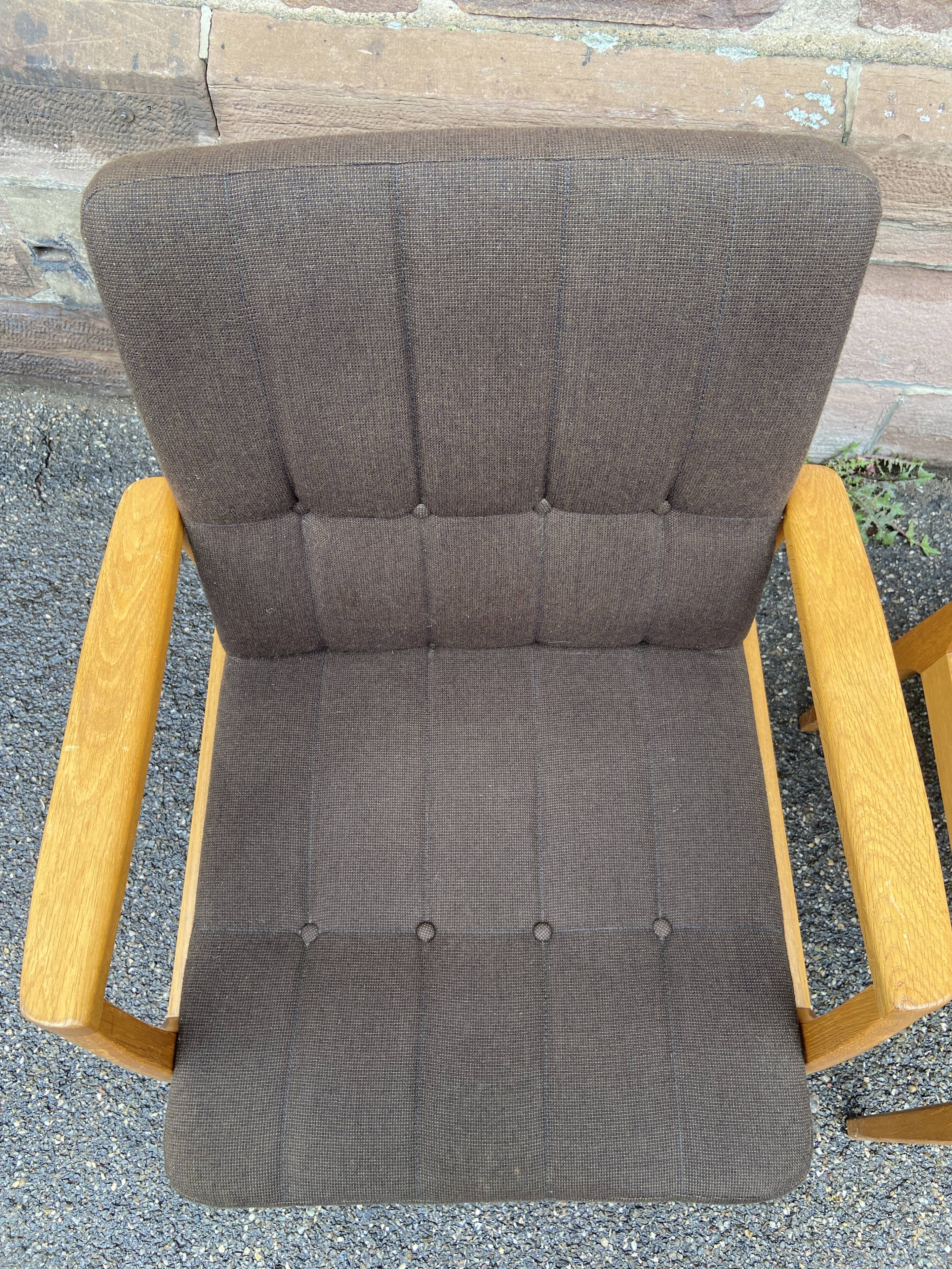 Pair of armchairs scandinavian lounge chairs 60s fröscher kg