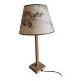 Lamp with its planisphere lampshade from the 1950s