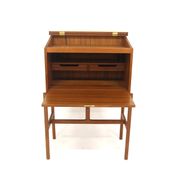 Scandinavian teak secretary "Model 67", Arne Wahl Iversen, Vinde Møbelfabrik, Denmark, 1950