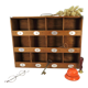 Cabinet with workshop lockers, restored / restyled hotel furniture style