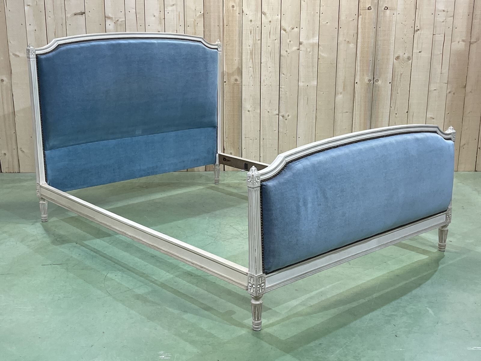 Louis XVI style bed of the 50s - bedding 140x190