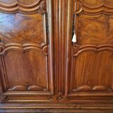 Louis xiv cabinet in solid walnut from the 18th century