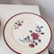 Badonviller Rosador flower dinner plates