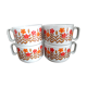 Lot de 4 tasses petit déjeuner année 70