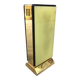 Collector table lighter sarome vintage electric gold metal & alabaster n°2
