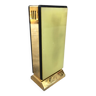 Collector table lighter sarome vintage electric gold metal & alabaster n°2