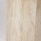 Travertine dining table
