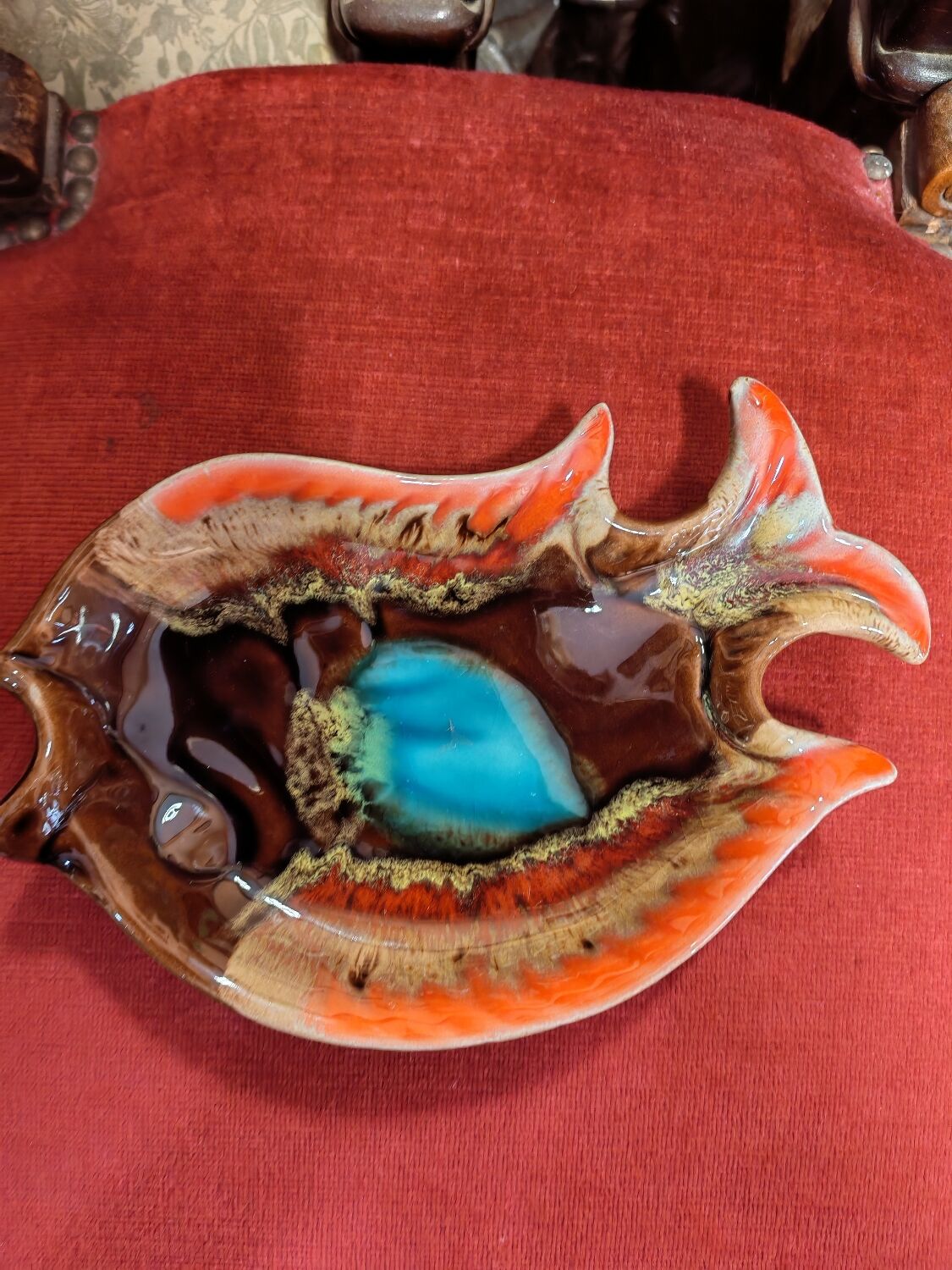 Ceramic aperitif duo Vallauris fish shape