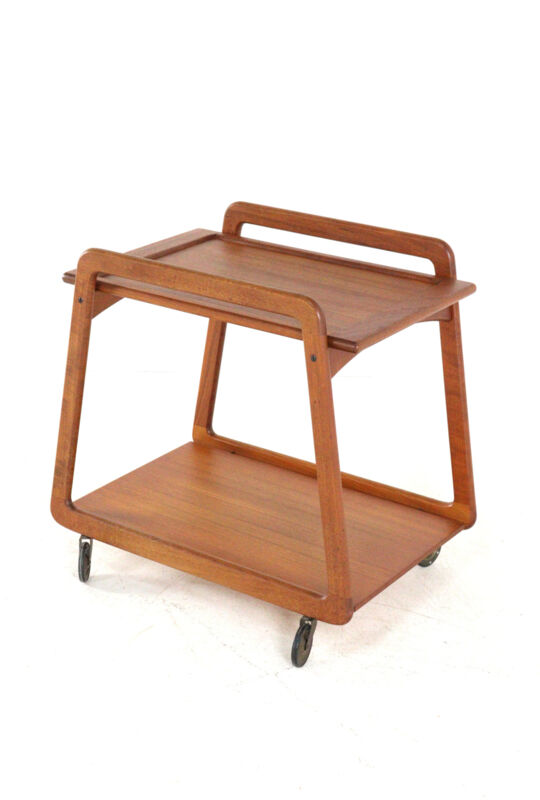 Sika mobler trolley 'Knebel' with reversible top - danisg design in teak