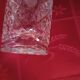 Small baccarat orangeade glass with candy dish.