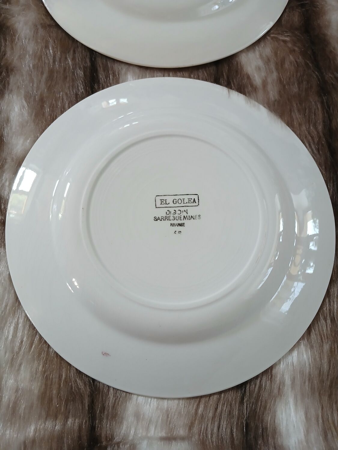 8 mismatched antique dinner plates