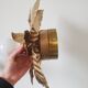 Masca style wall lamp in gilded metal