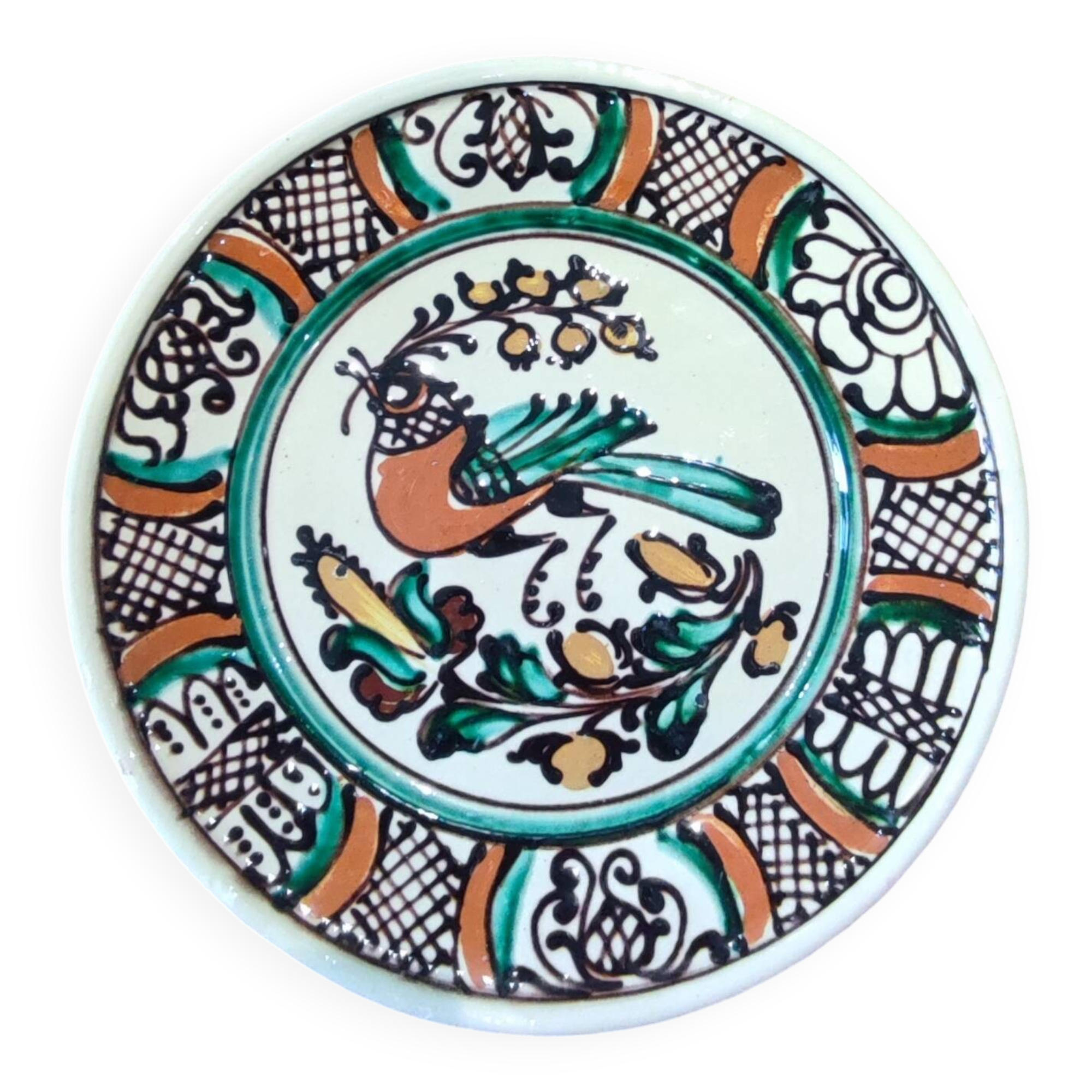 Korond pottery ceramic plate