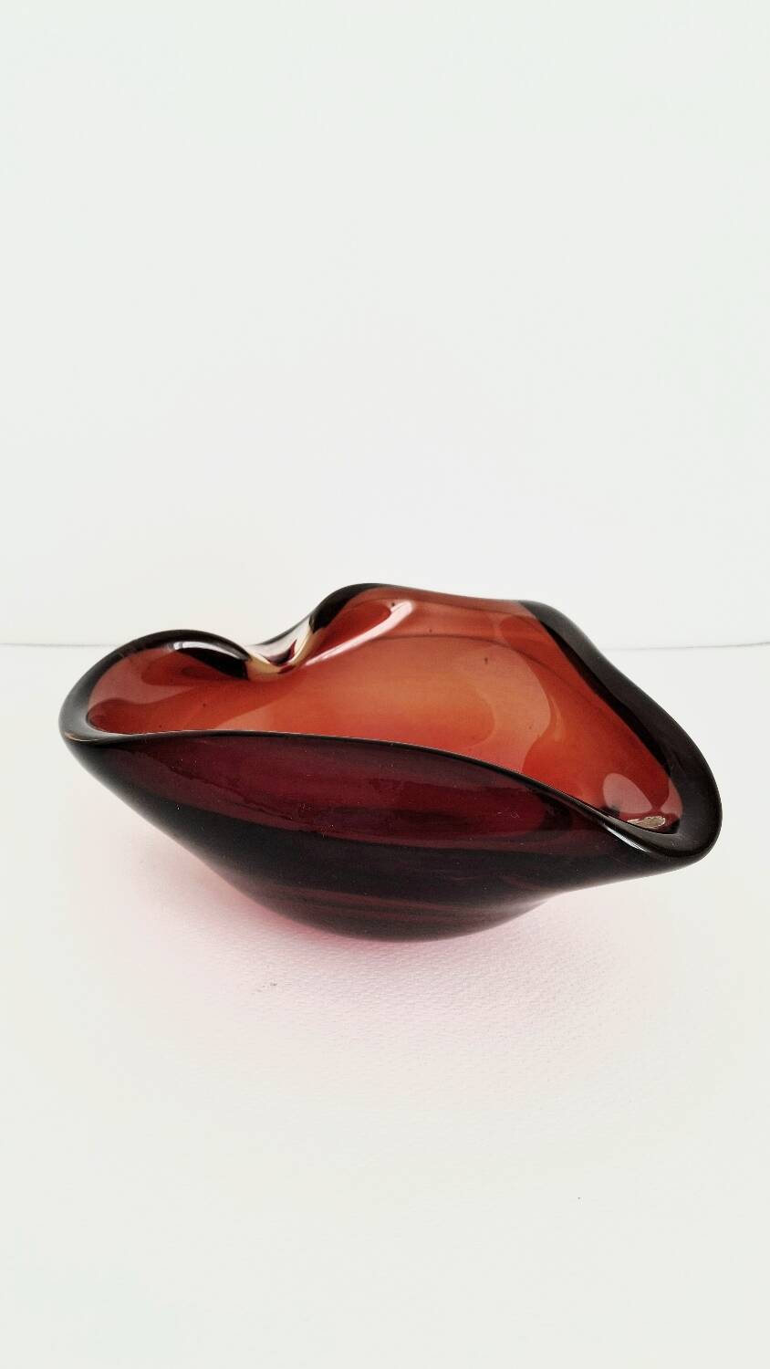 70s Glass Bowl or Ashtray