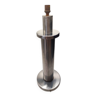 1970s simar stainless steel table lamp - industrial modernist design