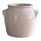 Beige stoneware pot