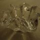 Corolla-shaped ashtray and pocket tray, Vannes Le Chatel crystal (A 240)