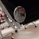 Vitra EA 119 Charles & Ray Eames, cuir et aluminium – noir – chaise de bure