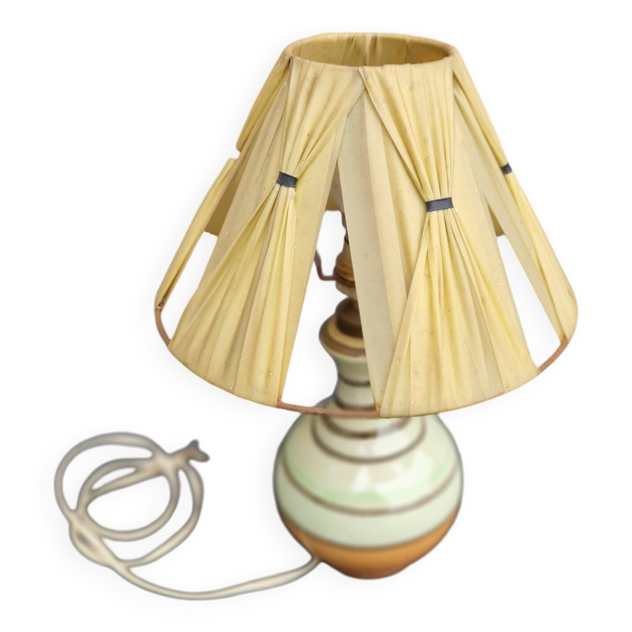 Vintage ceramic bedside lamp