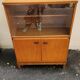 Glass-fronted buffet design by Marcel Gascoin, Alvéole Edition, 1950s.
