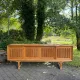 Low Oak Sideboard, Henry Kjaernulf Style, 1960-1970, Danish Design. Mid-Century Modern Style.